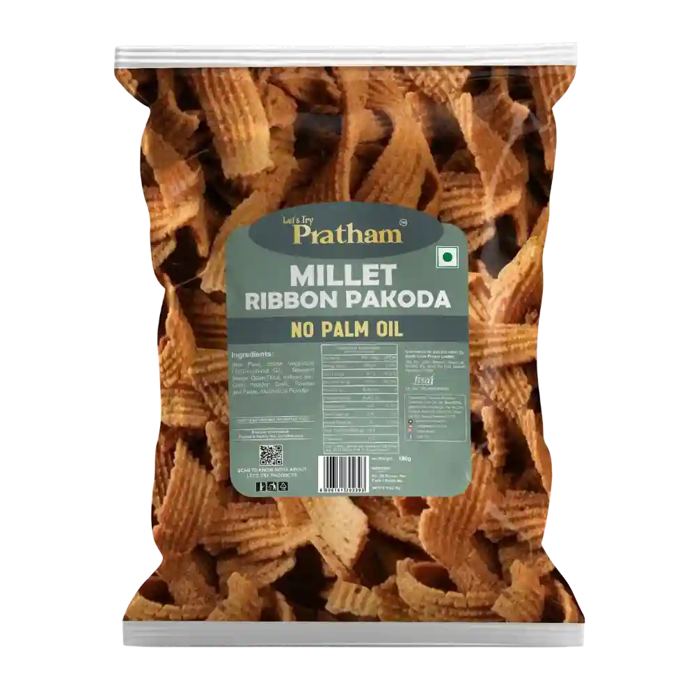 Let's Try Pratham Millet Ribbon Pakoda