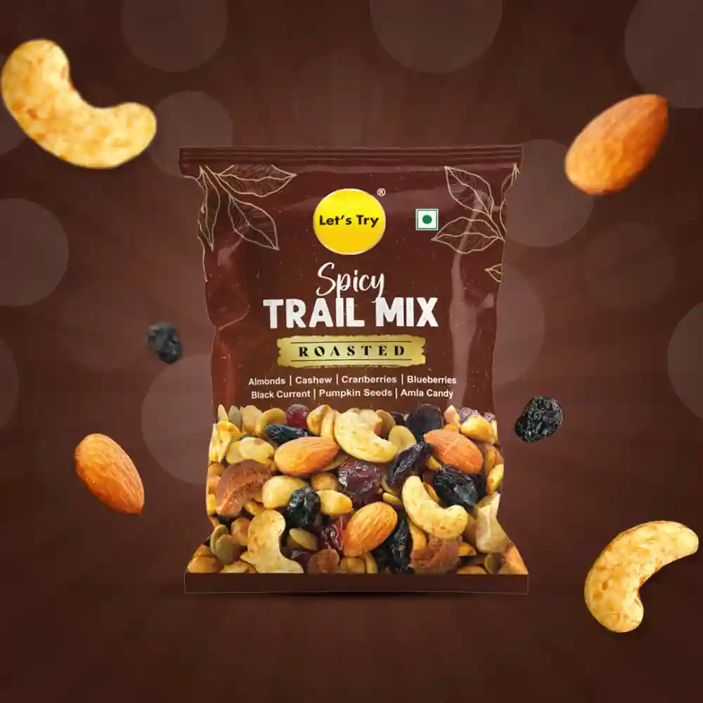 Let's Try Spicy Trail Mix 40 Gms