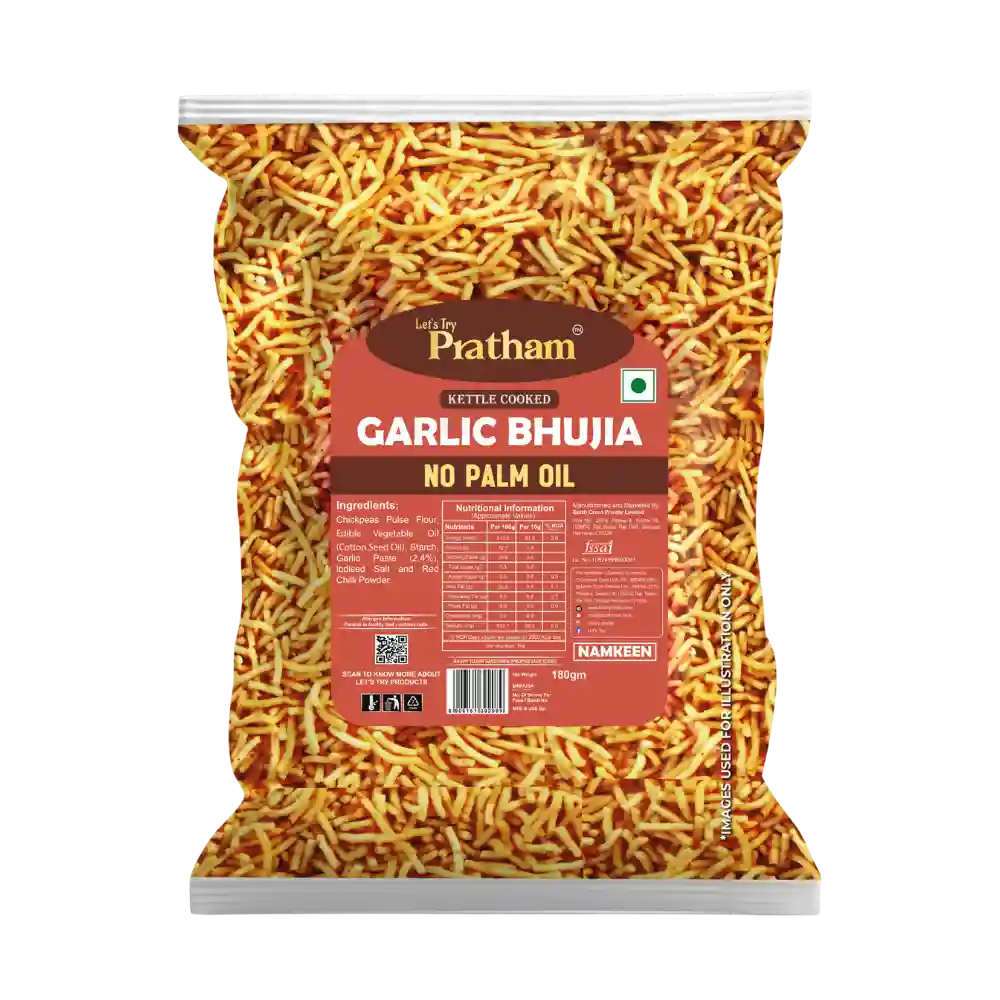Let's Try Pratham Garlic Bhujia