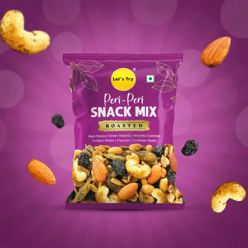 Let's Try Snack Mix | seeds & nuts | Peri-peri 40gm