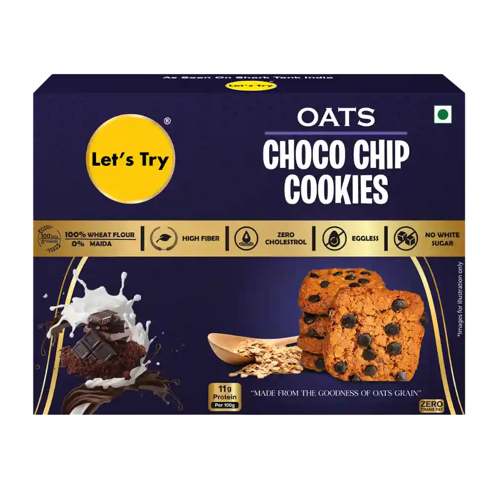 Let's Try Oats Choco Chip Cookies 200g