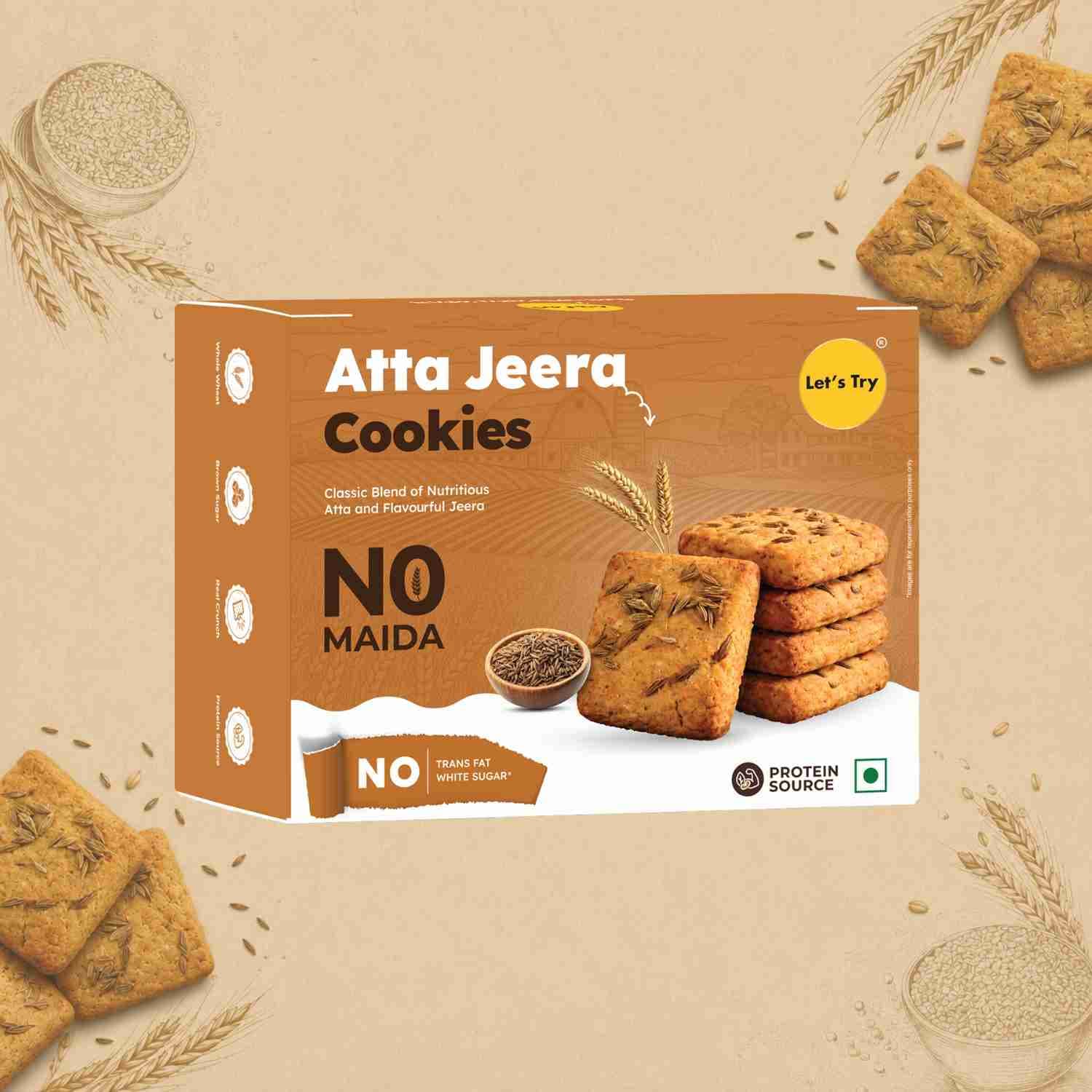 Atta Jeera Cookies