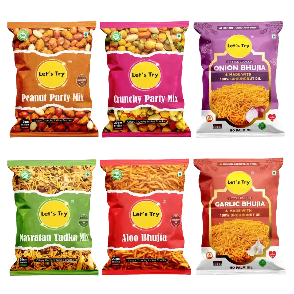 Lets Try Pack of 6 Assorted