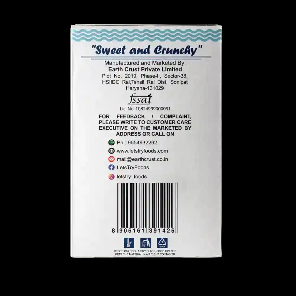 Sesame Chikki Back Label – Ingredients & Info | Healthy Healthy Indian Sweets | Let's Try Foods