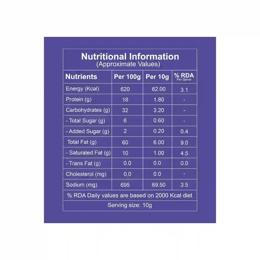 Roasted Cashew BBQ Nutrition Facts – Calories & Ingredients | Healthy Premium Roasted Cashew | Let's Try Foods