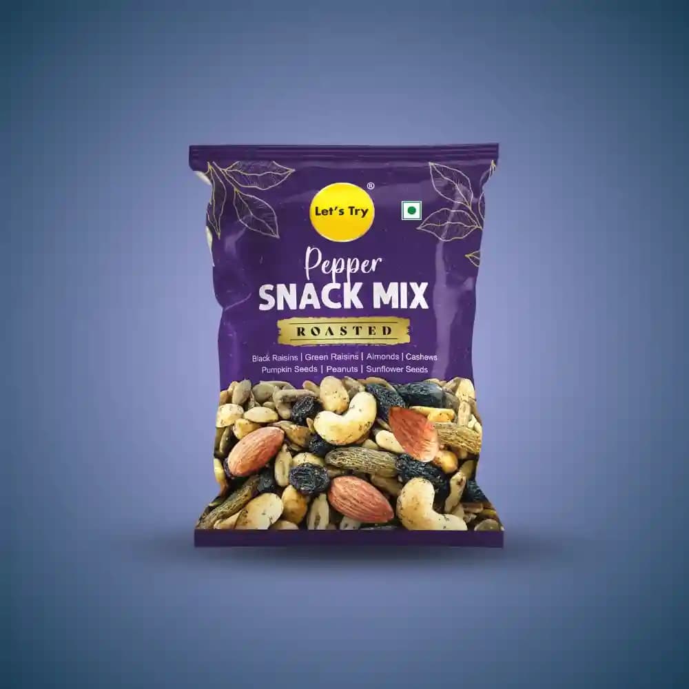 Snack Mix Seeds & Nuts Pepper Salted 