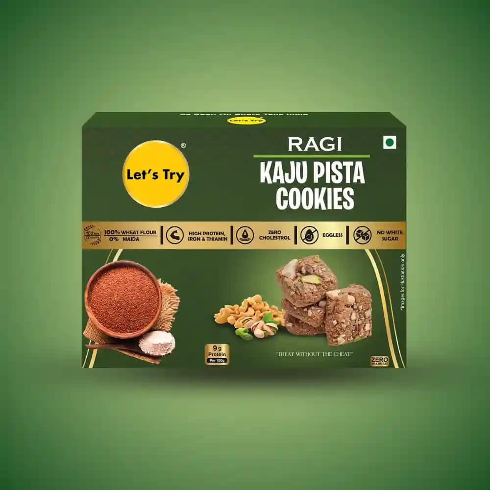 Ragi Kaju Pista Cookies 