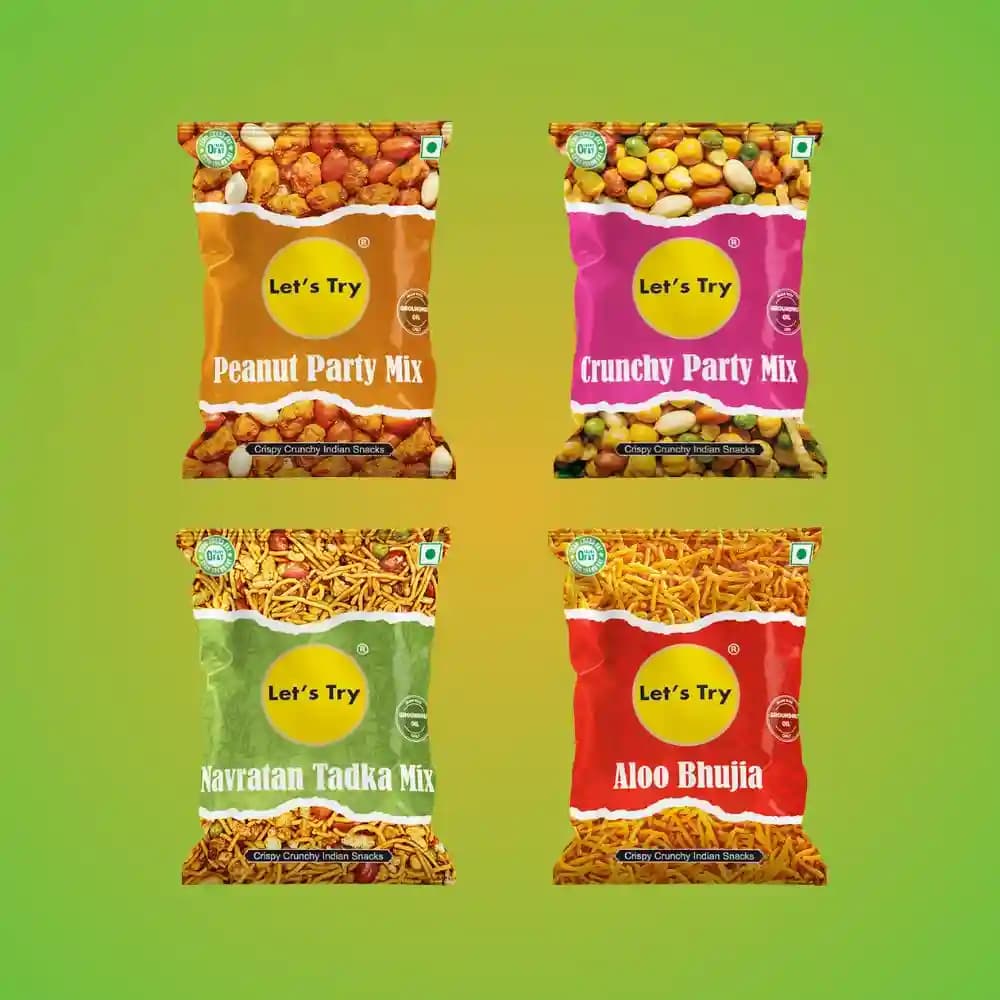 Lets Try Pack of 4 Assorted