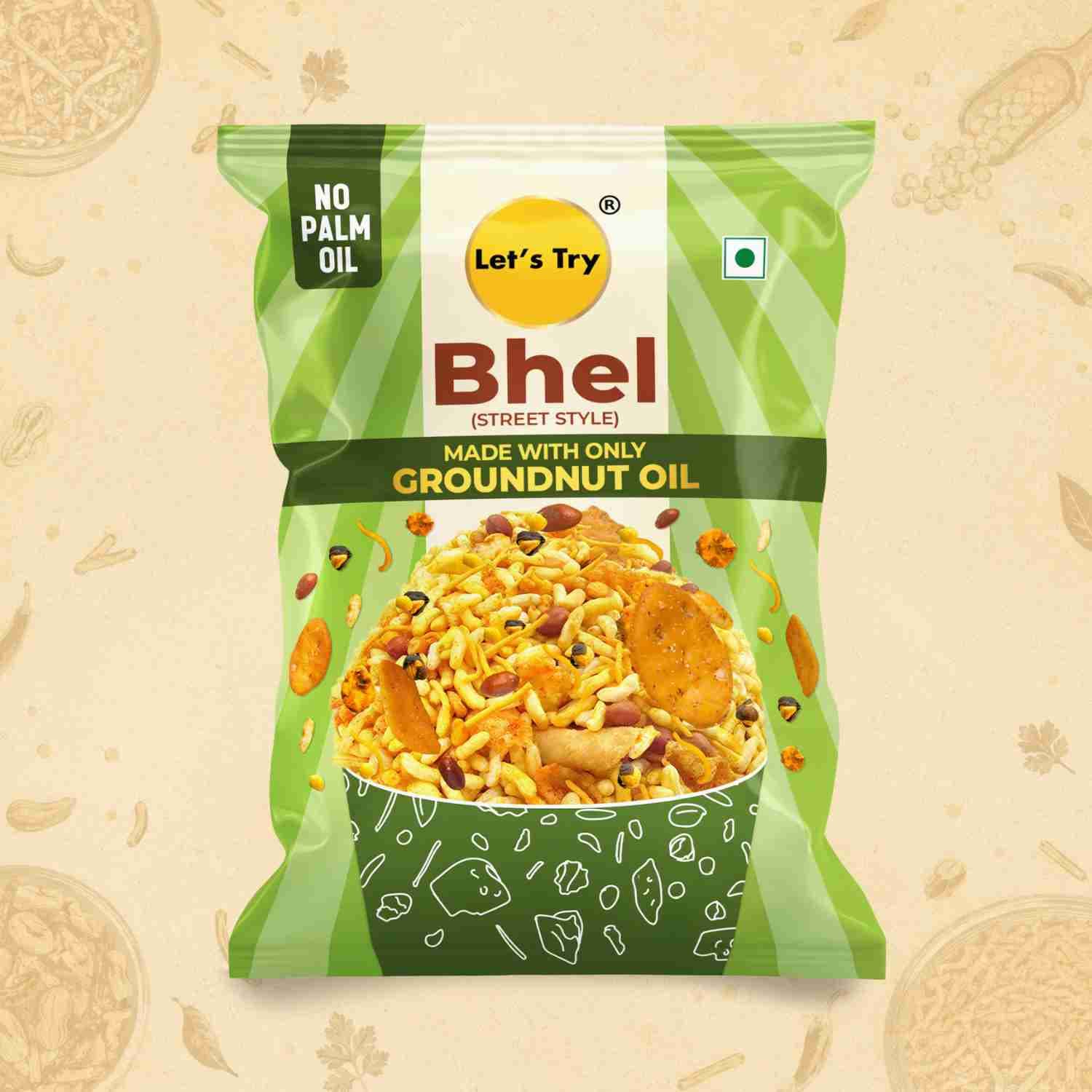 Bhel Mixture – Healthy Indian Mixture, No Palm Oil, No Maida | Buy Online India | Let's Try Foods