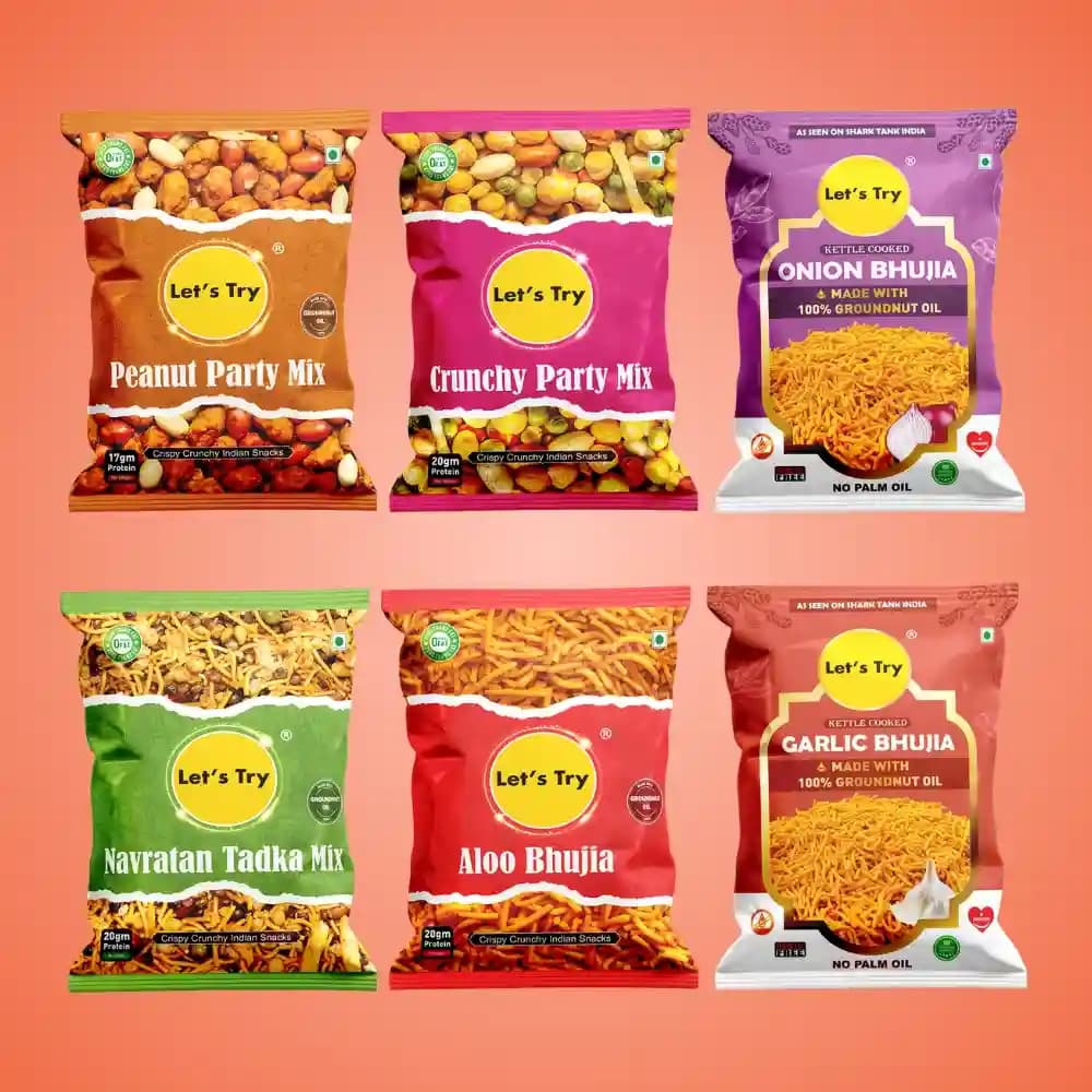 Lets Try Pack of 6 Assorted