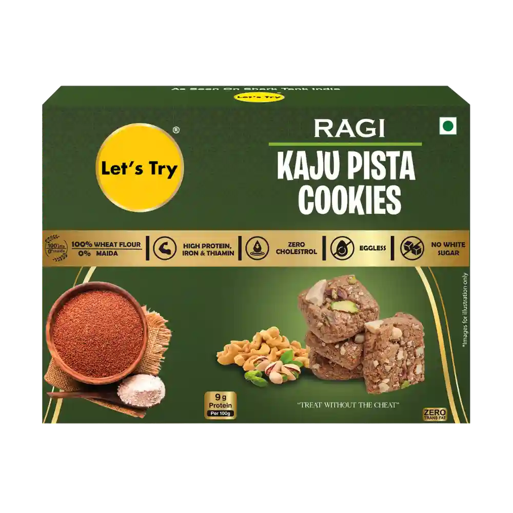 Ragi Kaju Pista Cookies 