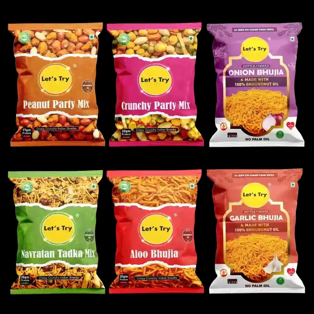 Lets Try Pack of 6 Assorted