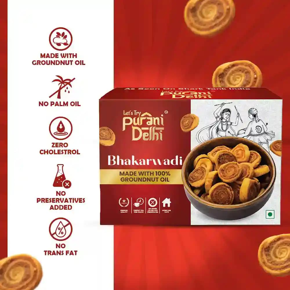 Bhakarwadi – No Palm Oil, No Maida, No Artificial Flavour | Healthy Indian Snack | Let's Try Foods