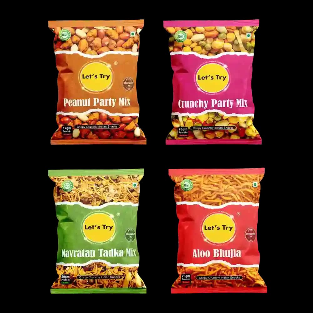 Lets Try Pack of 4 Assorted