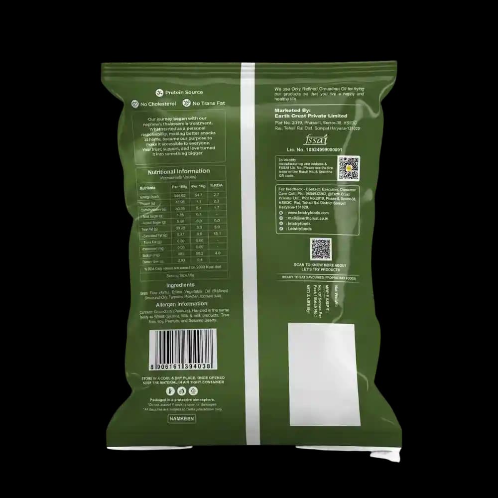 Signature Nylon Sev Ingredients & Nutritional Label – No Palm Oil, Groundnut Oil Clean Label Healthy Namkeen | Let's Try Foods