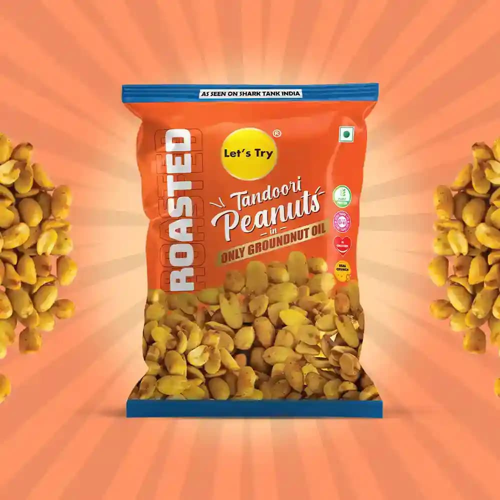 Roasted Tandoori Peanuts β Healthy Roasted Peanuts, No Palm Oil, No Maida | Buy Online India | Let's Try Foods