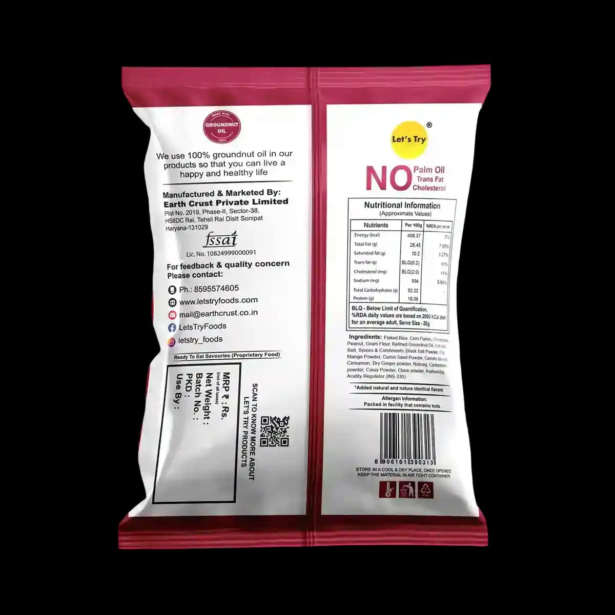 Lite Multigrain Mixture Ingredients & Nutritional Label β No Palm Oil, No Maida Clean Label Healthy Indian M | Let's Try Foods