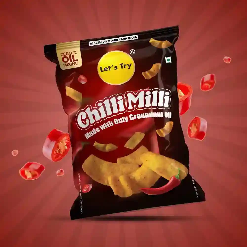 Chilli Milli β Healthy Indian Snack, No Palm Oil, No Maida | Buy Online India | Let's Try Foods