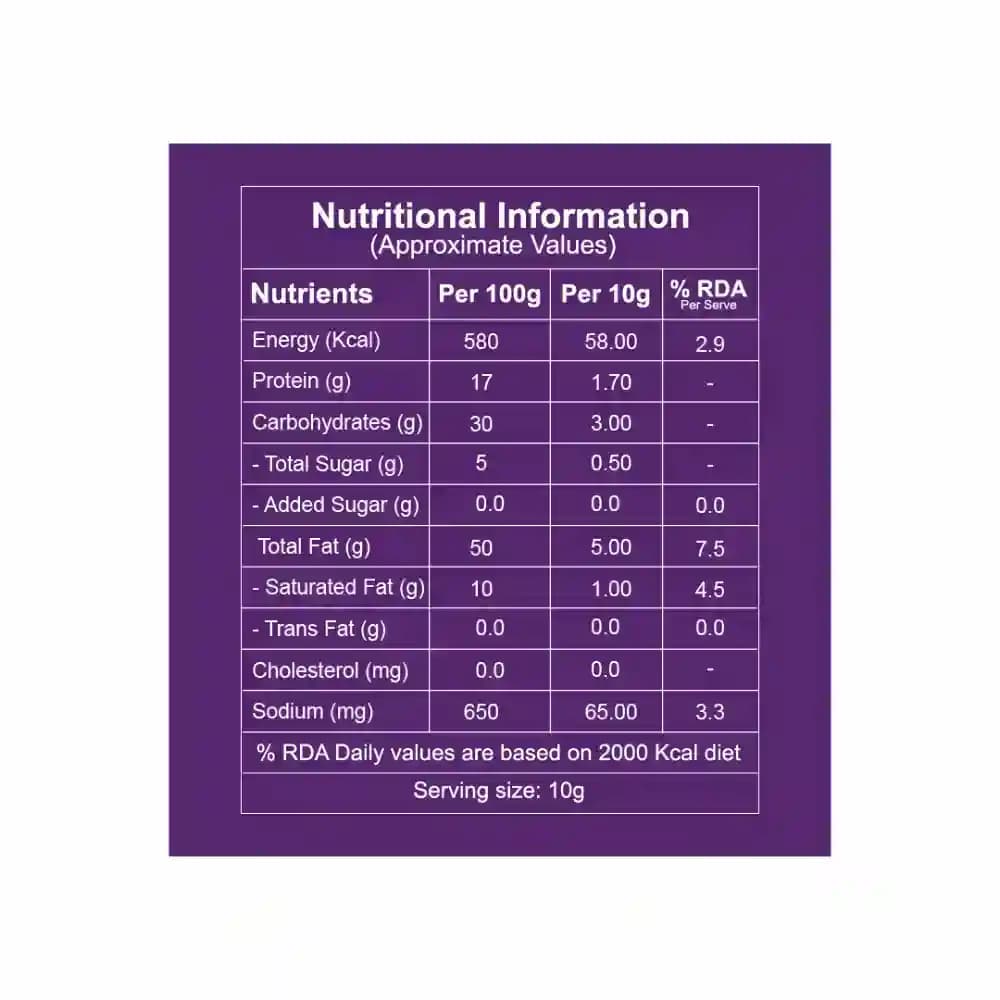 Roasted Cashew Salted Nutrition Facts ā Calories & Ingredients | Healthy Premium Roasted Cashew | Let's Try Foods