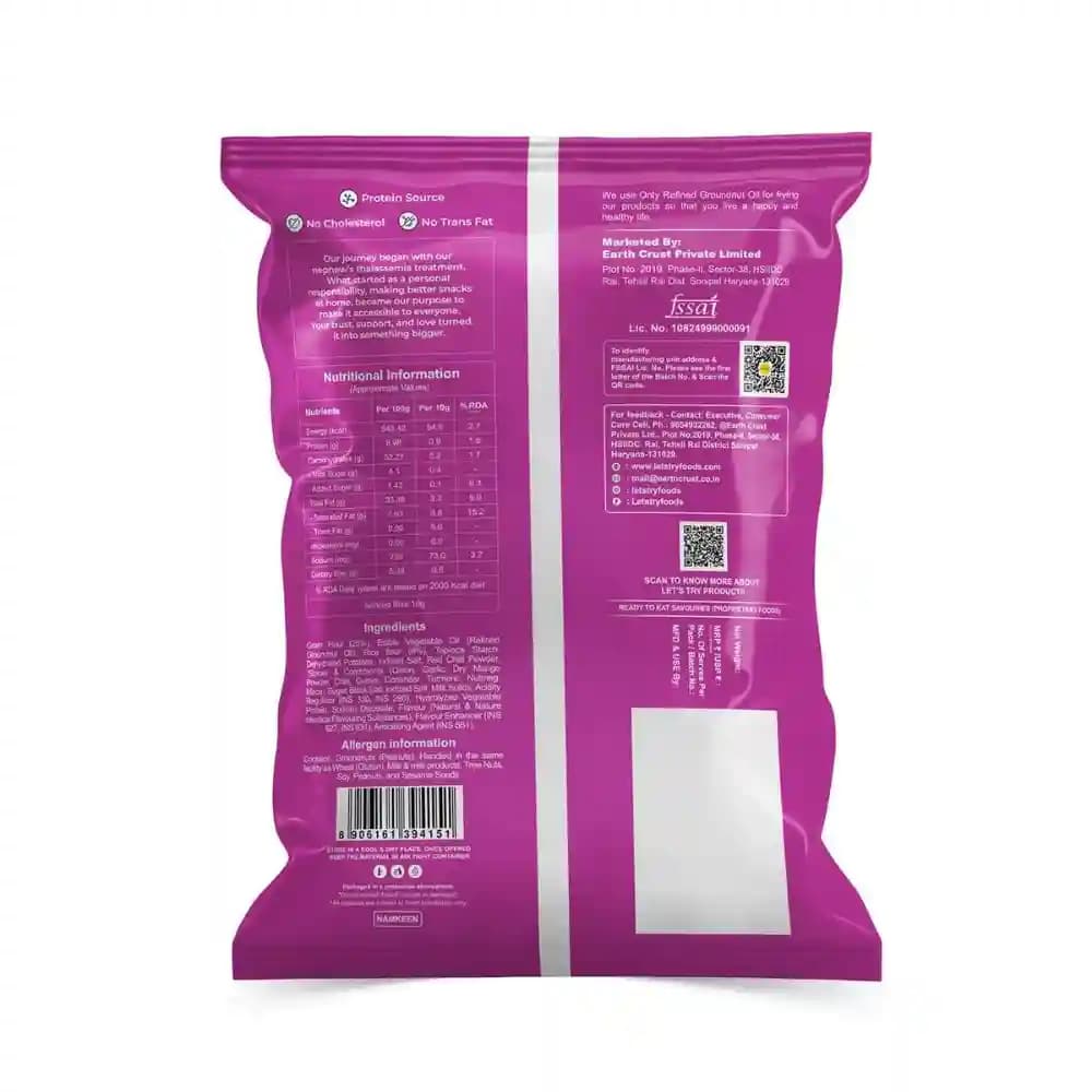 Signature Amritsari Tadka Ingredients & Nutritional Label – No Palm Oil, Groundnut Oil Clean Label Healthy N | Let's Try Foods
