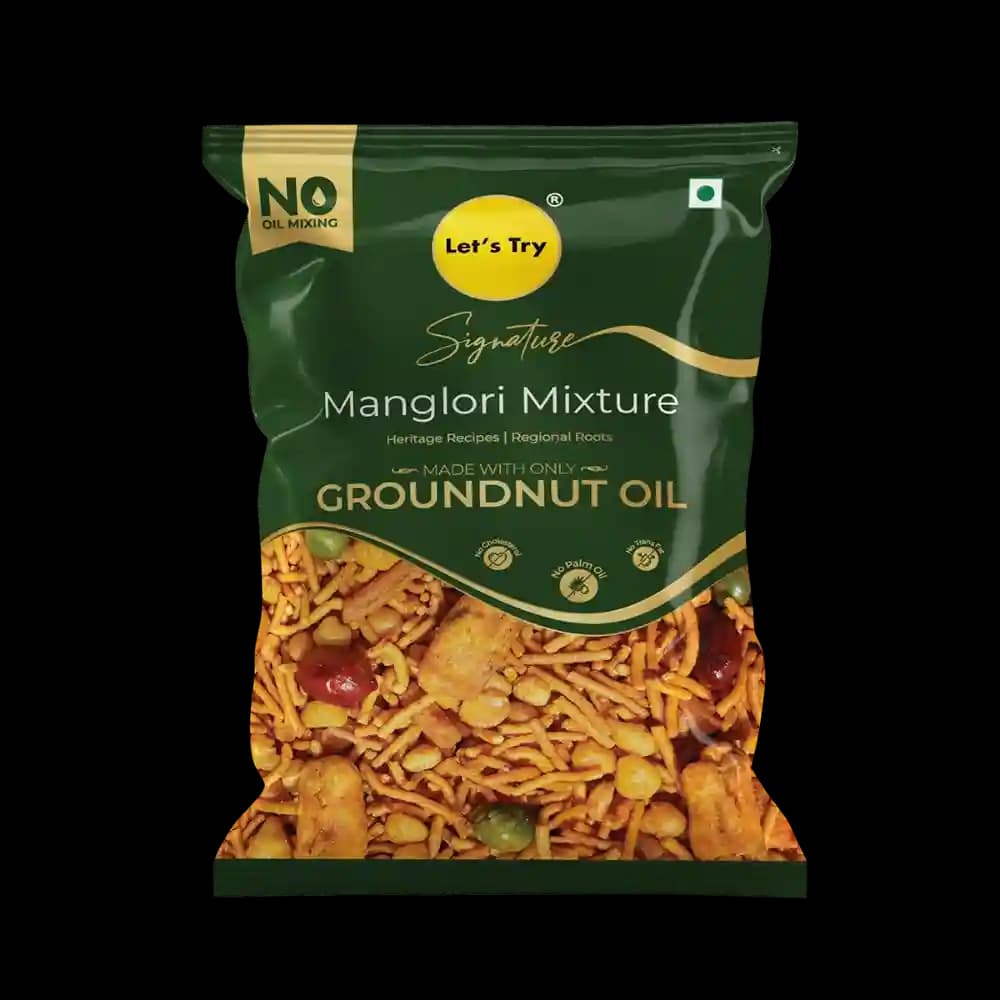 Signature Manglori Mixture – Healthy Indian Mixture, No Palm Oil, Groundnut Oil | Buy Online India | Let's Try Foods