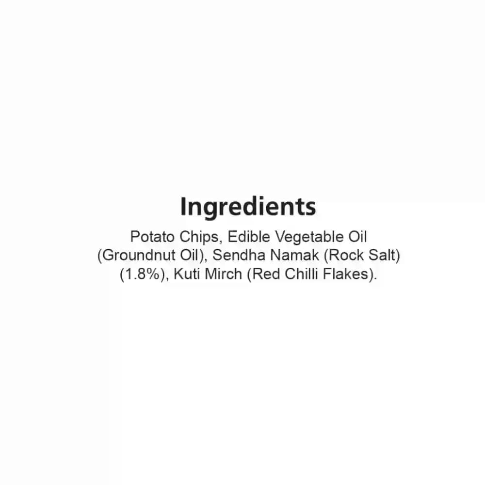 Vrat Mota Chips Ingredients – No Palm Oil, No Maida, Natural Healthy Chips | Let's Try Foods
