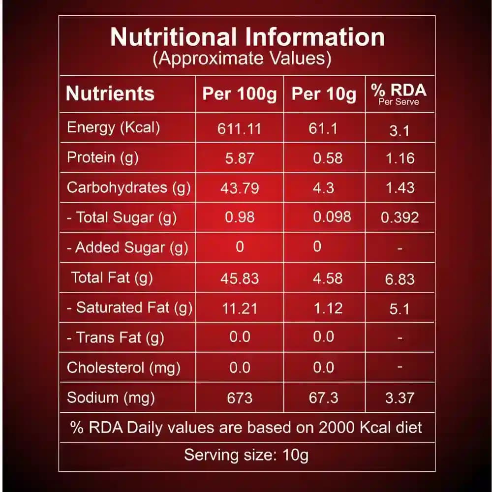 Flying Chilli Chips Nutrition Facts β Calories & Ingredients | Healthy Healthy Chips | Let's Try Foods