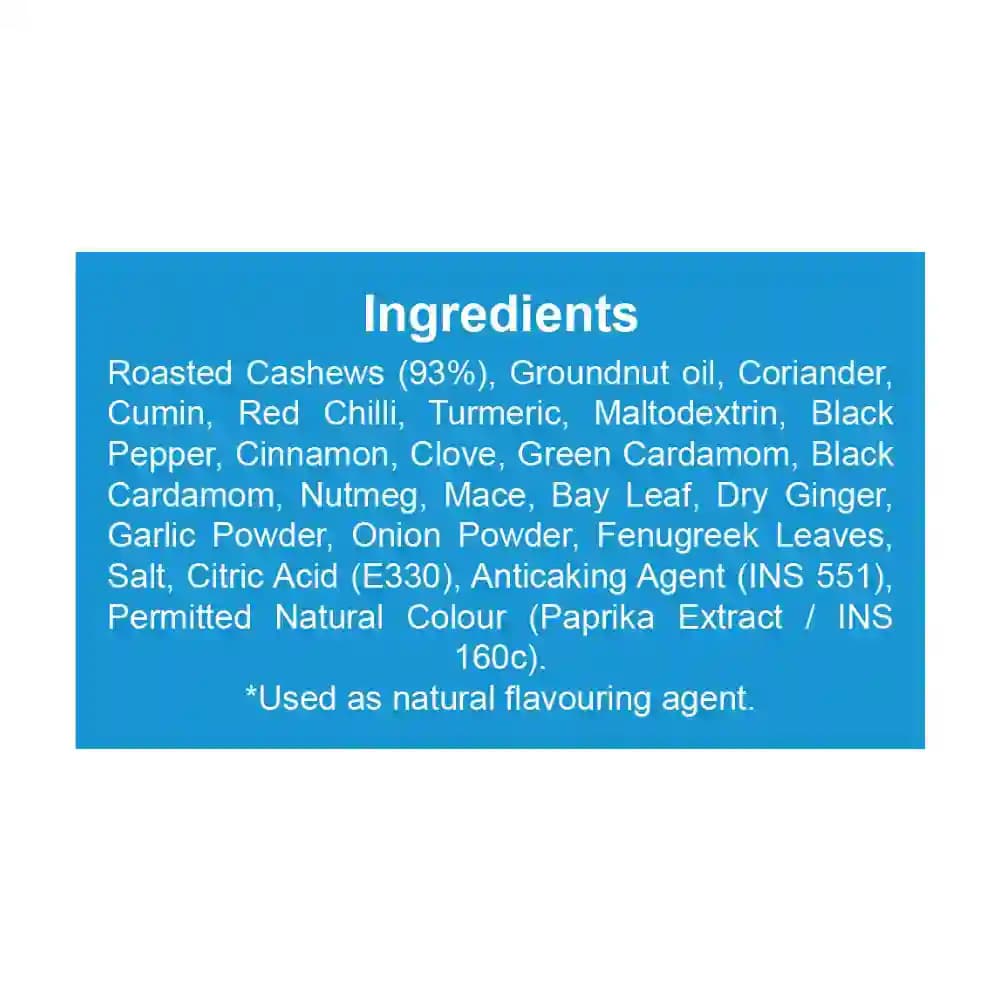 Roasted Cashew Tandoori Ingredients β No Palm Oil, No Maida, Natural Premium Roasted Cashew | Let's Try Foods
