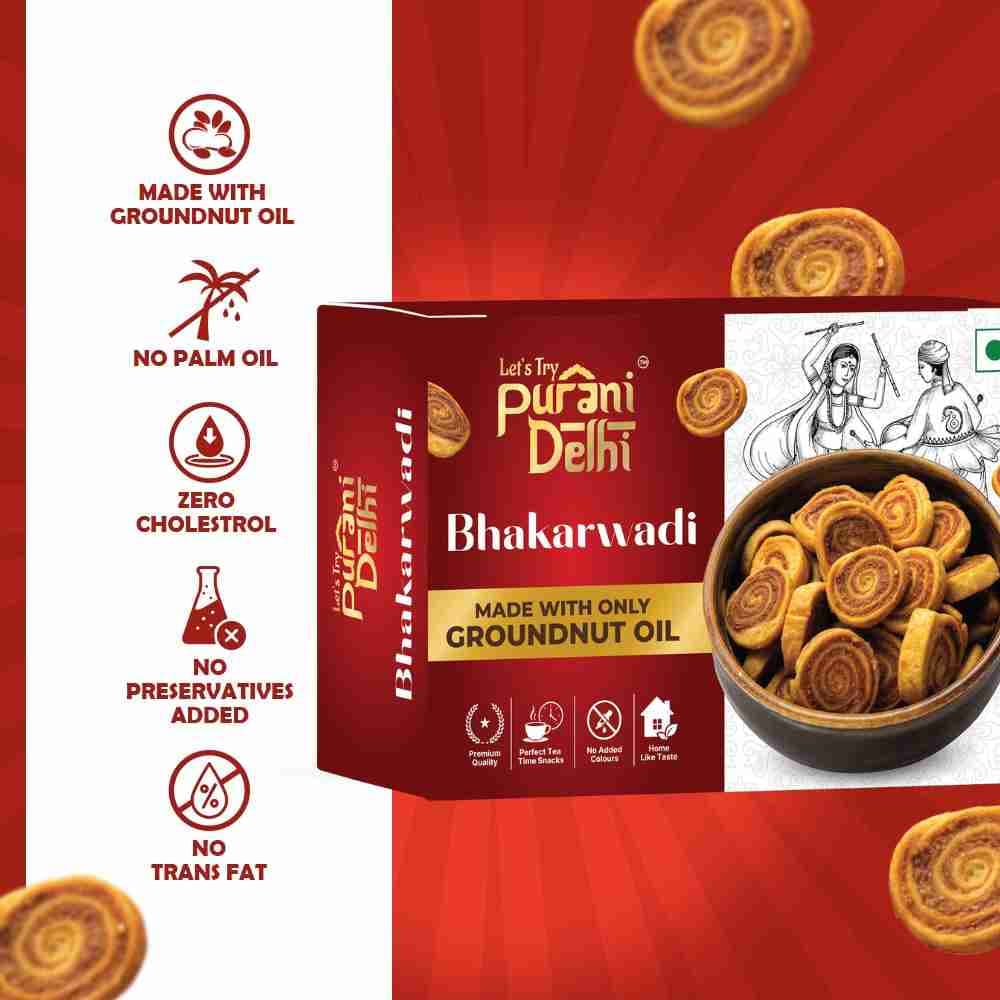 Bhakarwadi – No Palm Oil, No Maida, No Artificial Flavour | Healthy Indian Snack | Let's Try Foods
