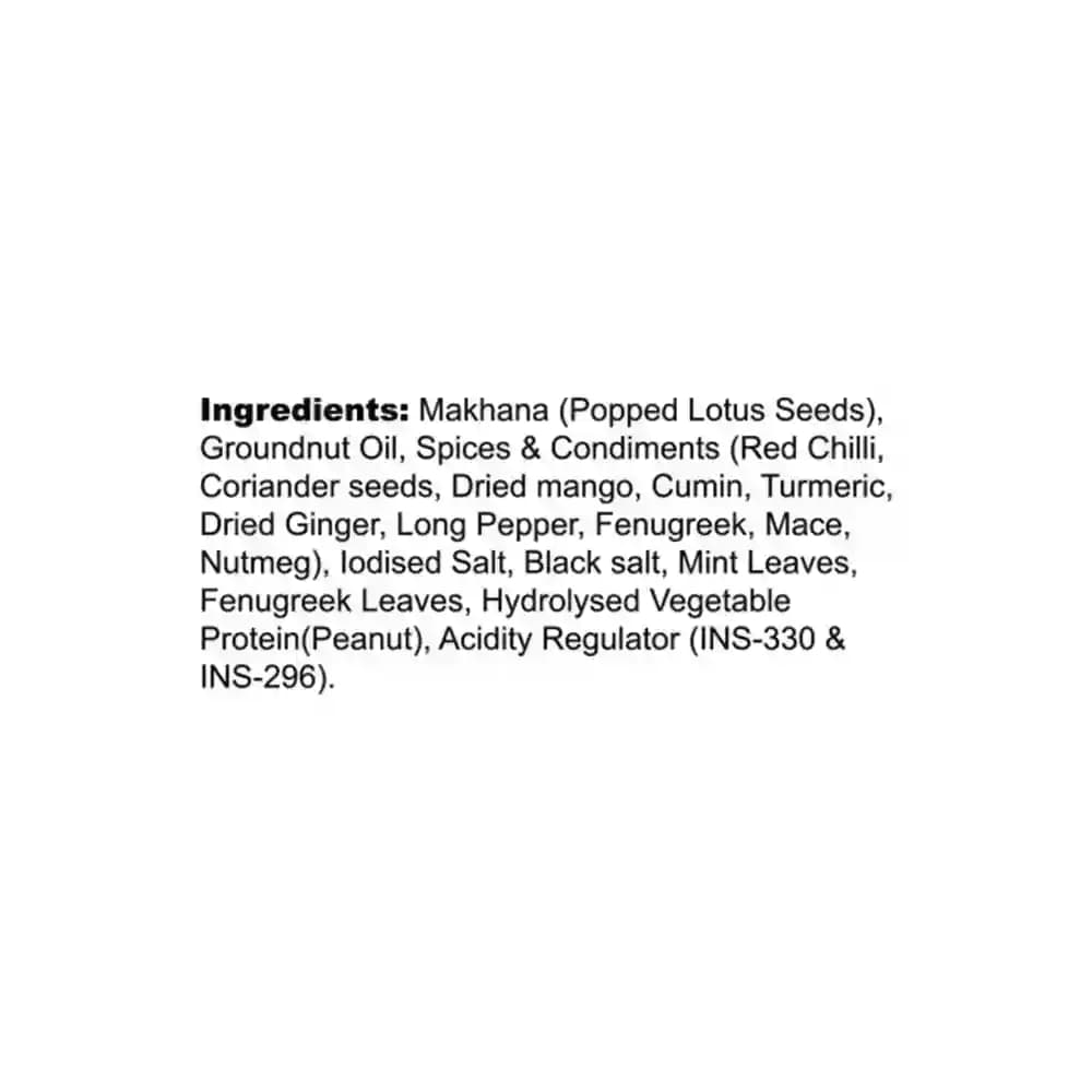 Pudina Makhana Ingredients – No Palm Oil, No Maida, Natural Roasted Makhana | Let's Try Foods