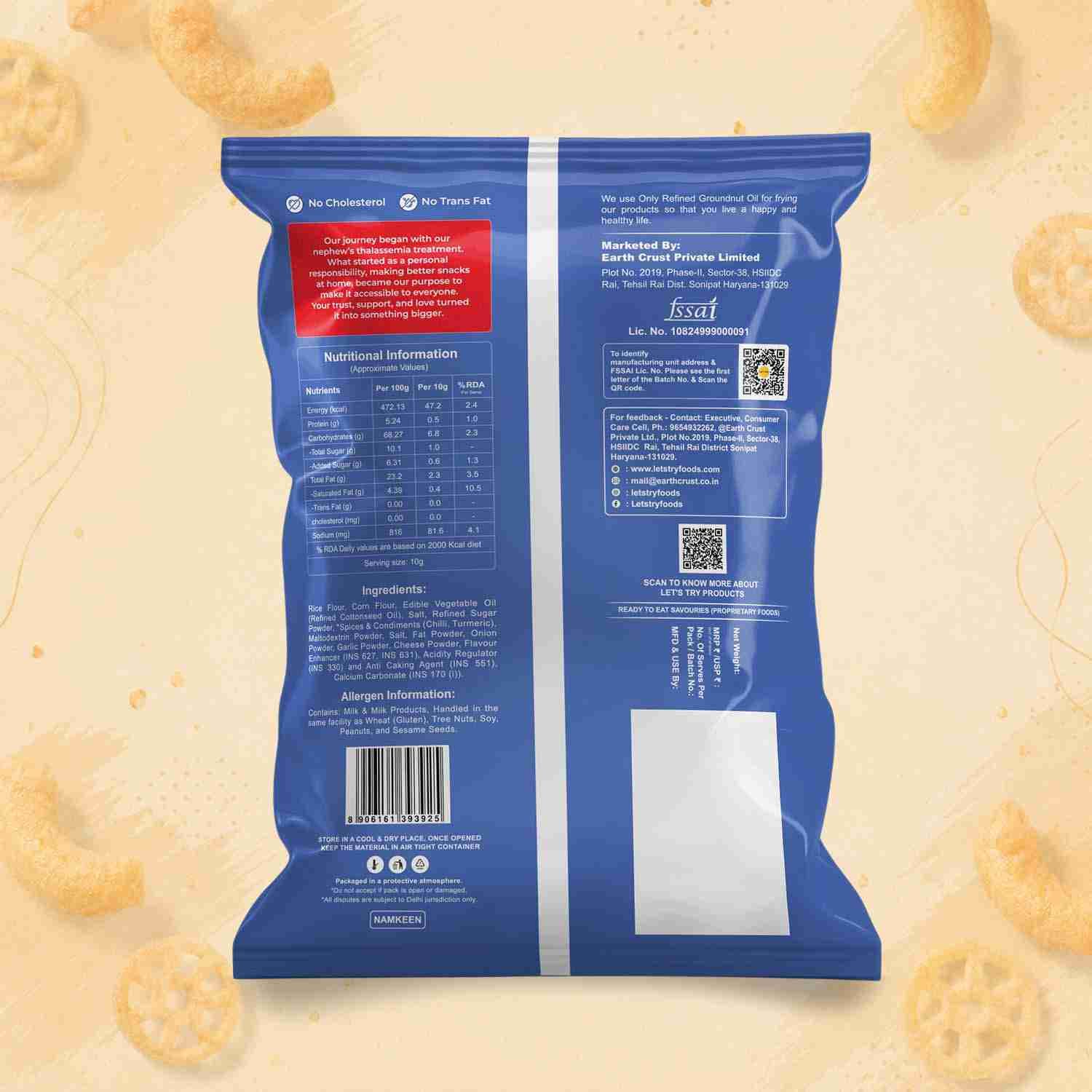 Jumbo Puffs Ingredients & Nutritional Label – No Palm Oil, No Maida Clean Label Healthy Puff Snack | Let's Try Foods