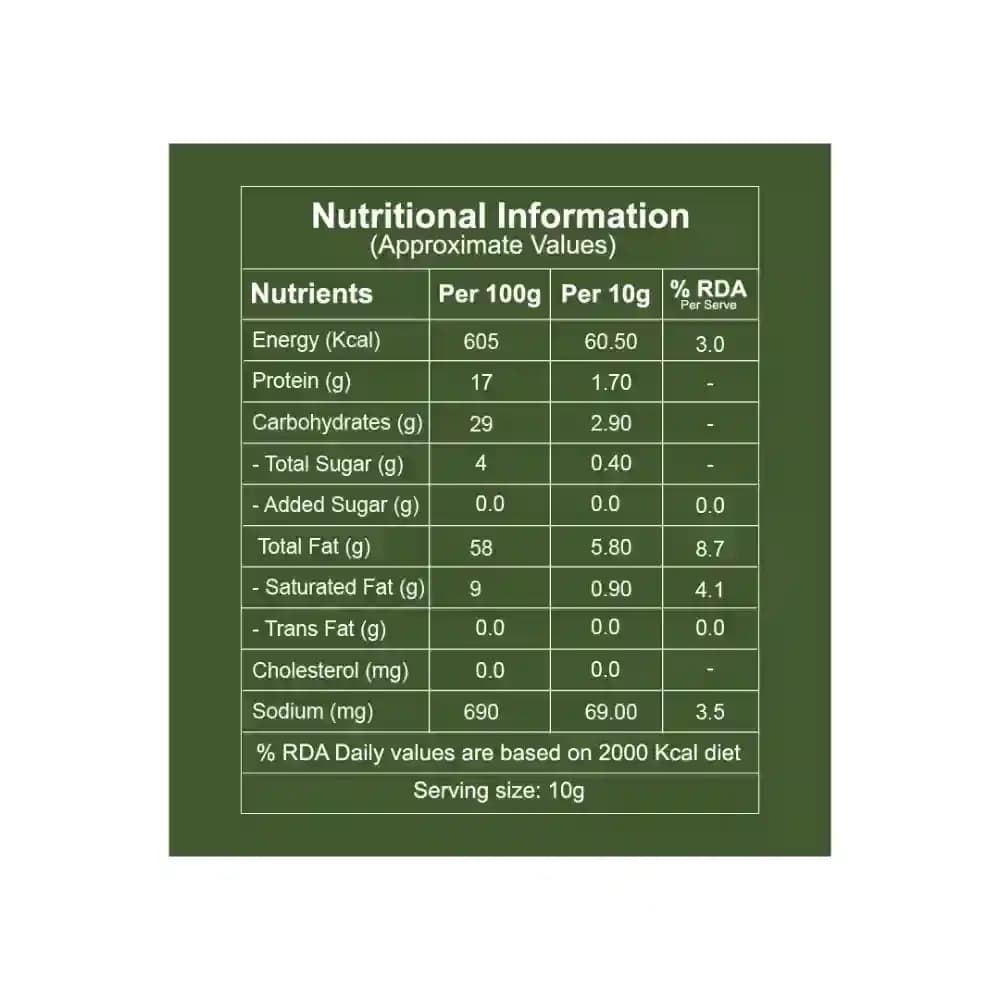 Roasted Cashew Hing Jeera Nutrition Facts ā Calories & Ingredients | Healthy Premium Roasted Cashew | Let's Try Foods