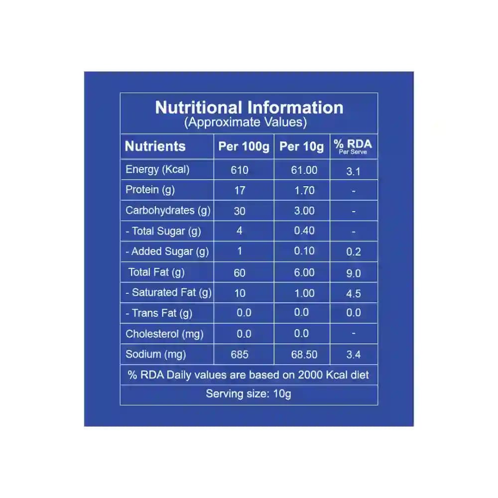 Roasted Cashew Pepper Nutrition Facts ā Calories & Ingredients | Healthy Premium Roasted Cashew | Let's Try Foods