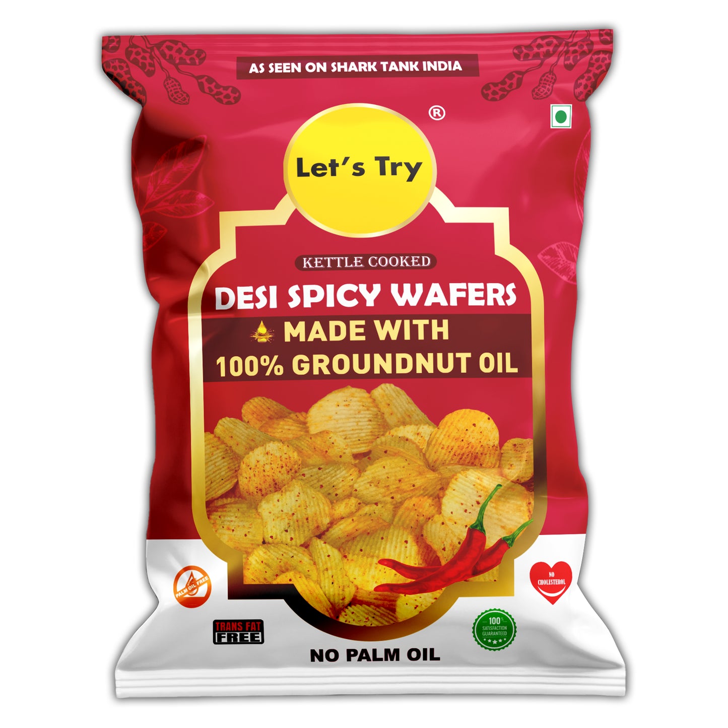 Let's Try Desi Spicy Wafers