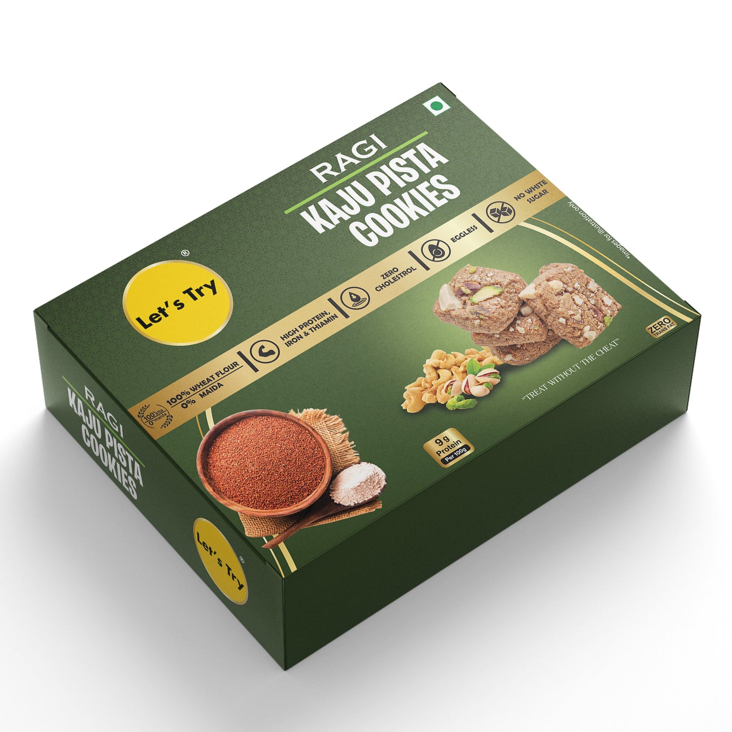 Ragi Kaju Pista Cookies 200g